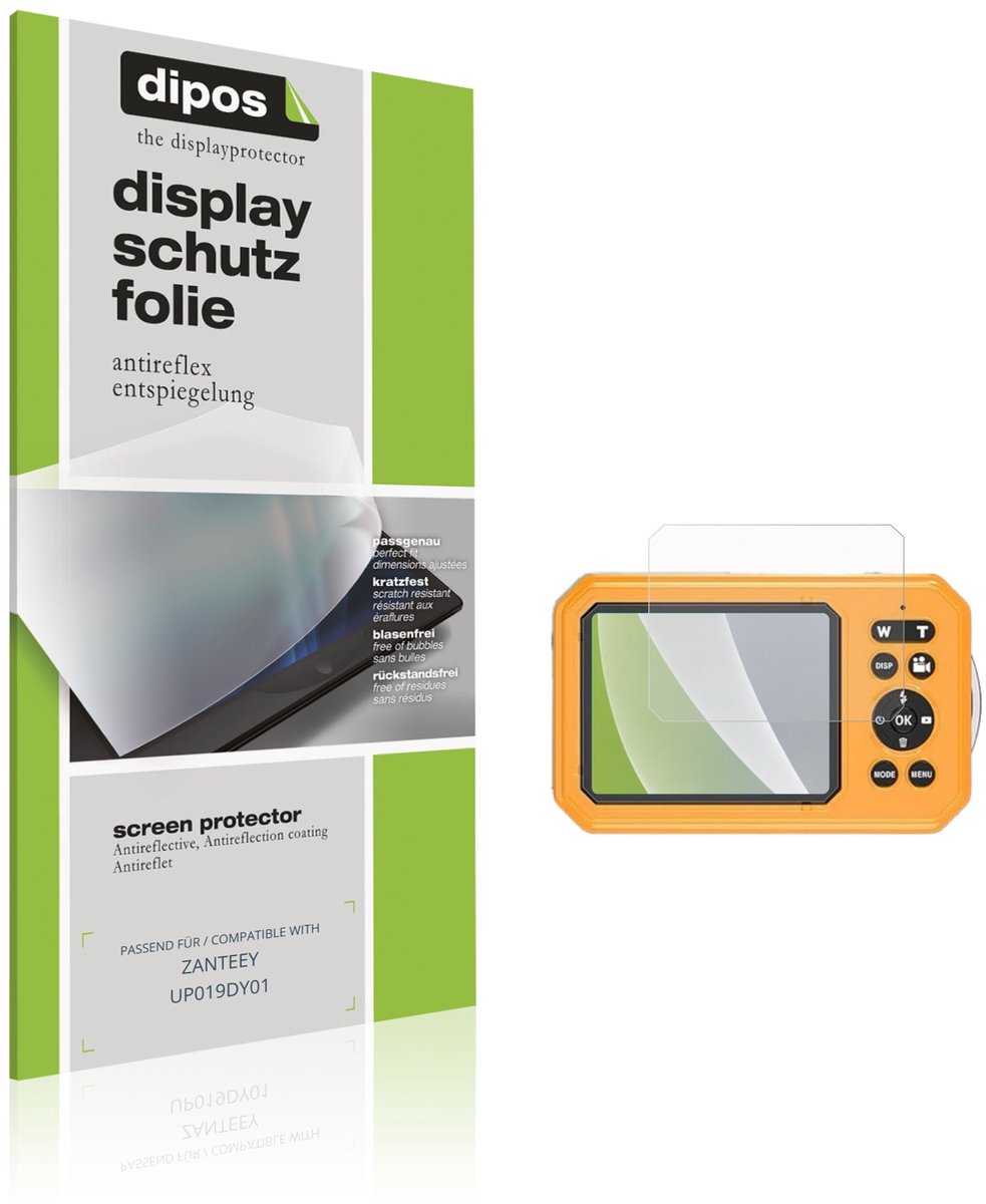 dipos – 4x Matte Beschermfolie geschikt voor ZANTEEY UP019DY01 | Krasbestendige & antireflecterende Screenprotector Ultra-Thin