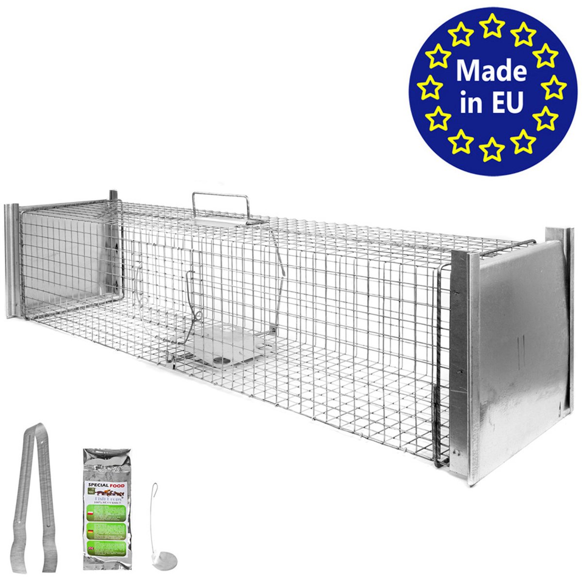 Live Trap Marter Rat Trap Live Wezel Tuin Konijnenverdediging Verplaatsingsval Huisaccessoires Fox Repel Zolder 120 x 26 x 26 Stabiele Petigi