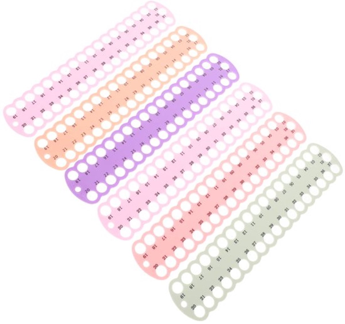 6 x Borduuraccessoires - Draad Organizer - Kleurige Naai Draad Houder
