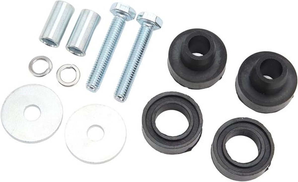 Rubberen pad set voor montage van brandstoftank - Frictievermindering hoge sterkte - 12 stuks kit voor motorfiets Gs850 Vs800 Gs750