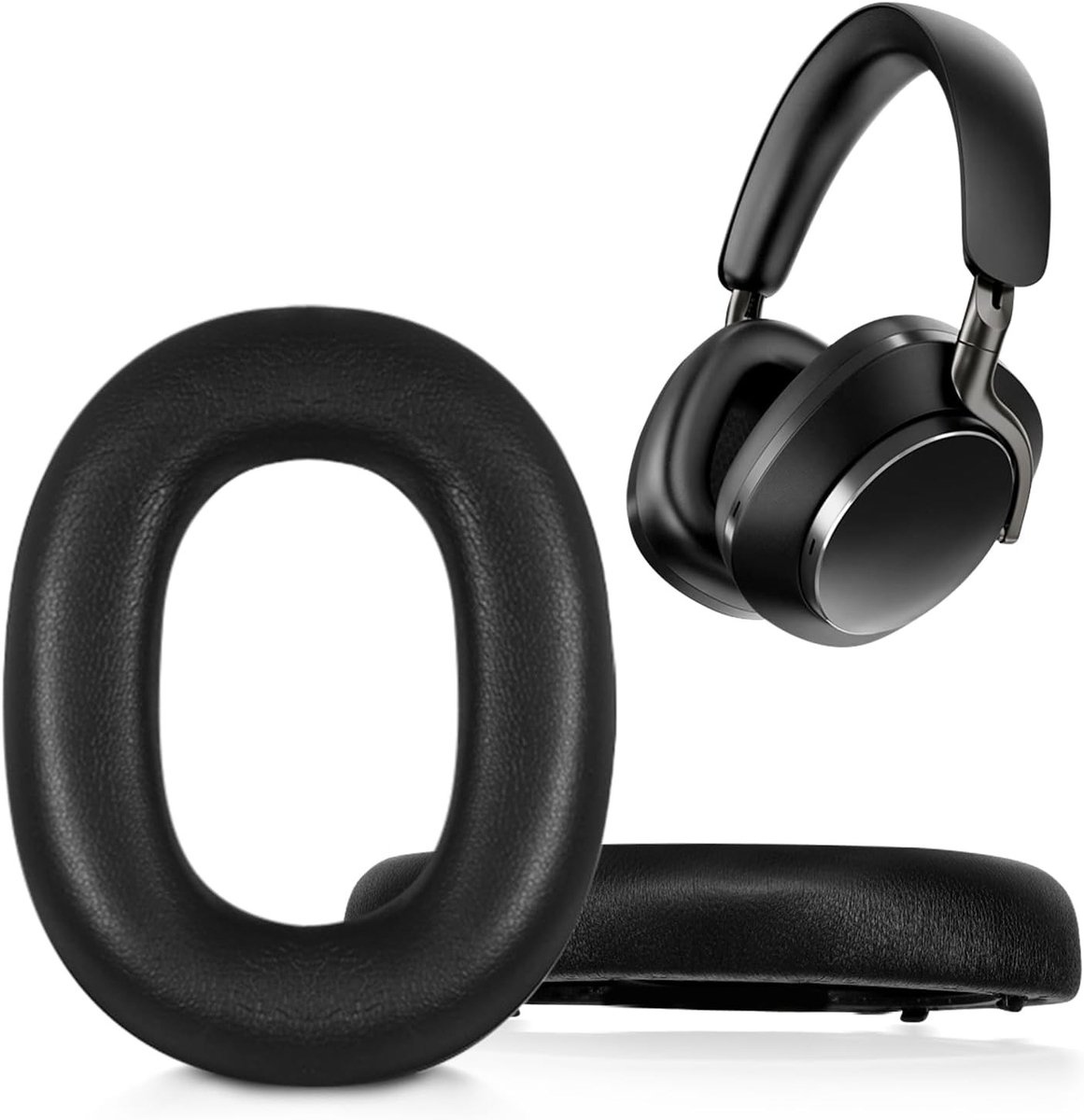 Vervangende Oorkussens voor PX8 Hoofdtelefoon - Comfortabele Oorkappen, Geluidsisolatie en Duurzaam Design (Zwart)