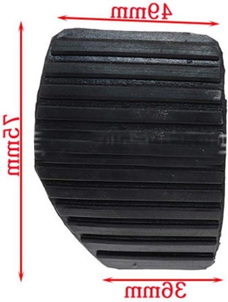 Koppeling Pedaal Cover Pad Rubber Vervanging voor Peugeot 1007 207 208 2008 301 307 308 508 Citroen C5