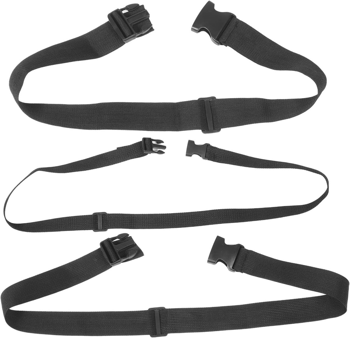 Set van 3 Verstelbare Taillebanden, Buikzak Verlenging en Schoudertasriem voor Dames, Elastische Riemen voor Comfort en Gebruiksgemak