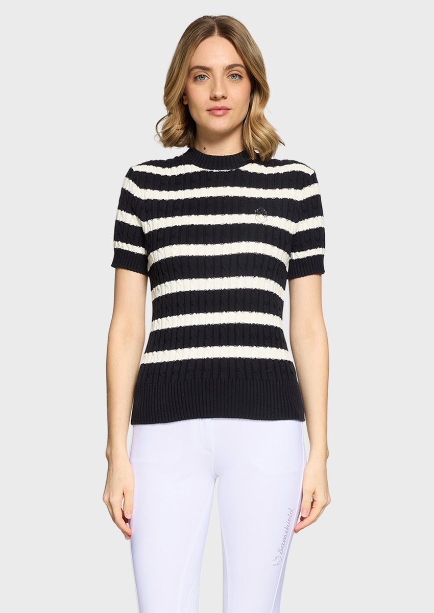 Samshield SS26 Lidy Pullover Navy Wit M