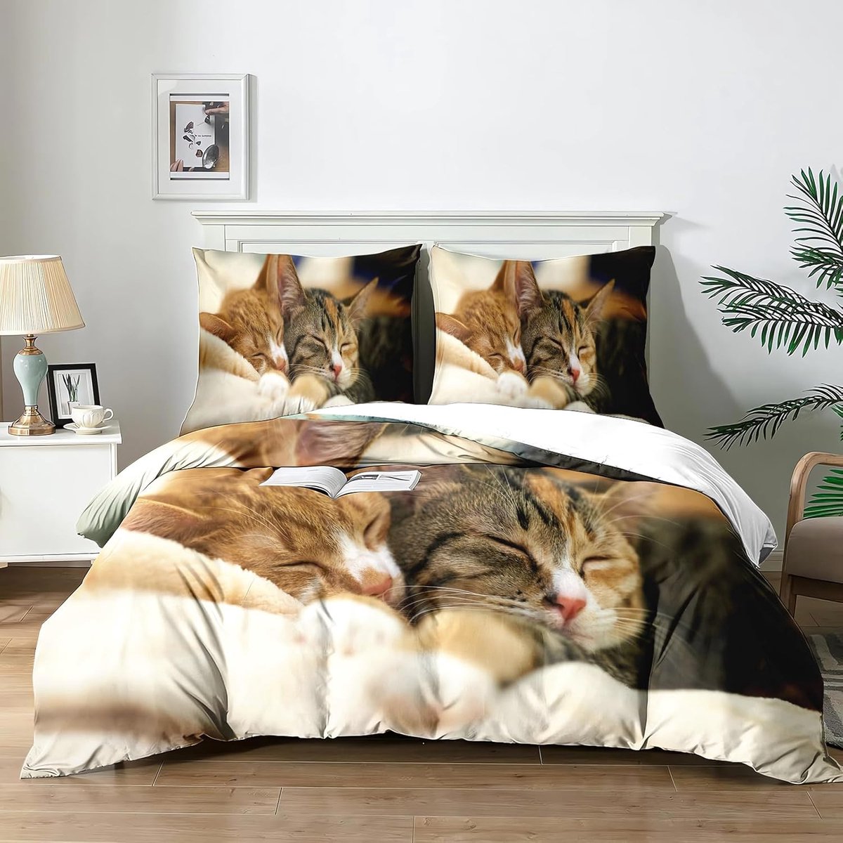 SnelShoppen - Football Duvet Cover Set 200x200 cm, Katoenen Bedlinnen met 2 Kussenslopen 65x65 cm voor Kinderen, Microfiber, Ideaal voor Feestdagen en