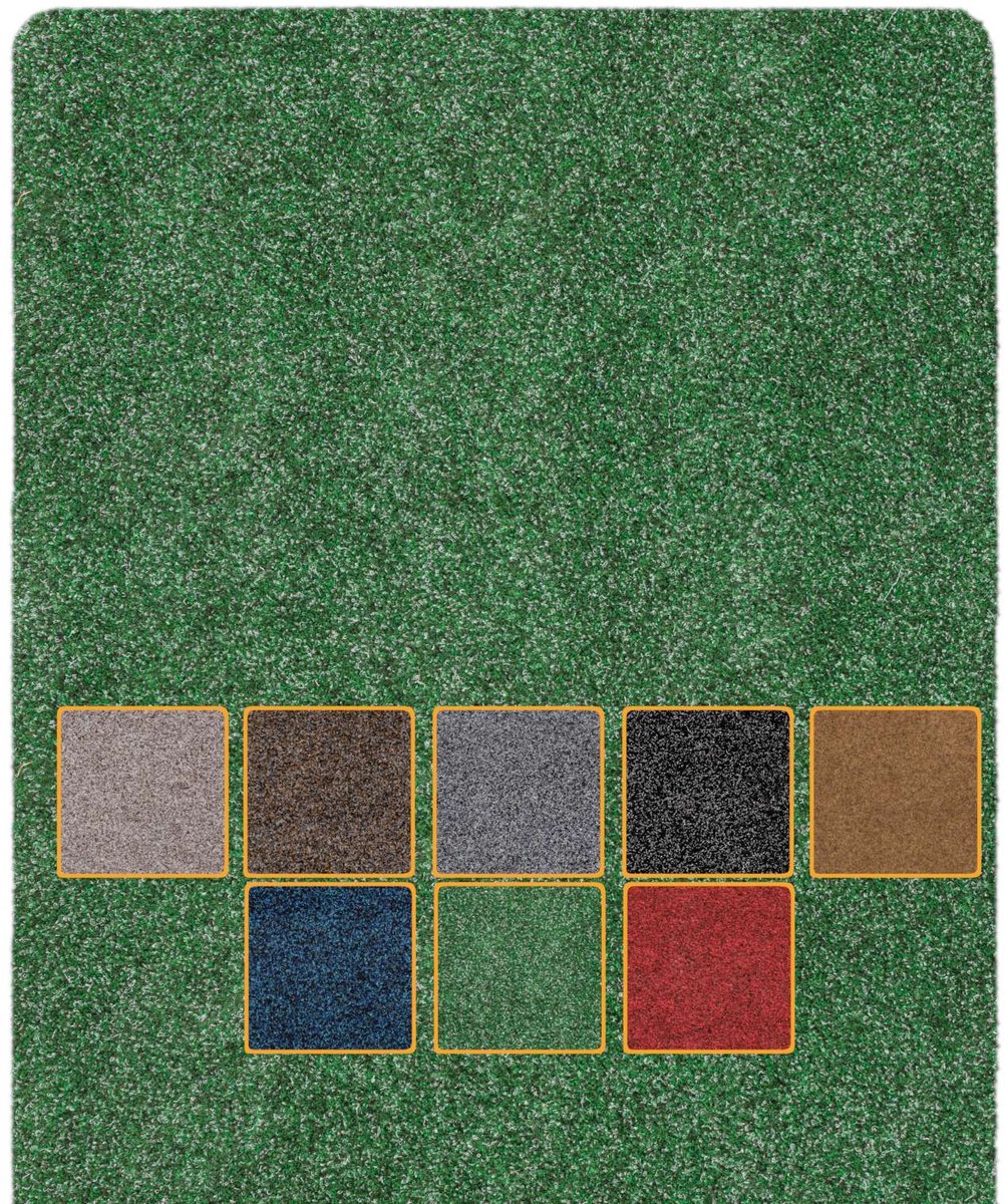 ANRO Deurmat Groen 120x40cm – Schoonloopmat Antislip Wasbaar Voordeur Hal Binnen & Buiten Op Maat