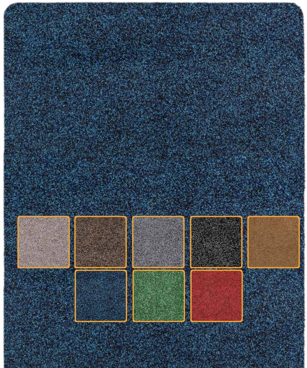 ANRO Deurmat Blauw 180x60cm – Schoonloopmat Antislip Wasbaar Voordeur Hal Binnen & Buiten Op Maat