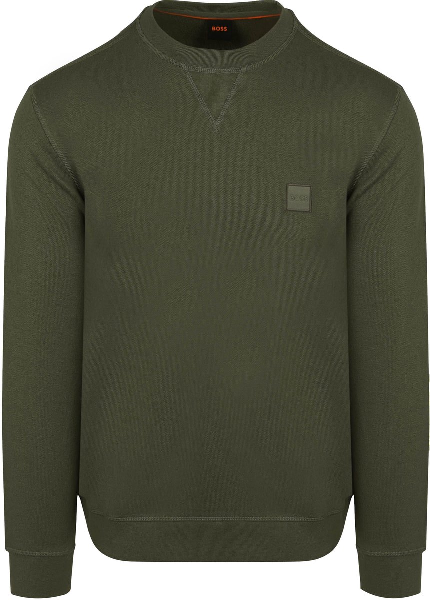 BOSS Sweater Westart – Heren Sweaters Donkergroen