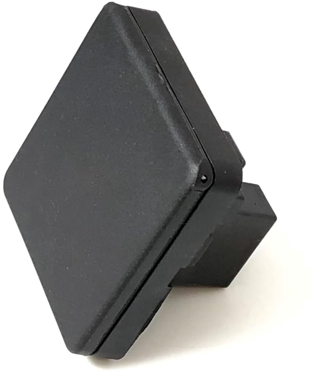 SnelShoppen - Pack van 6 Socket Surfaced IP20 met Verborgen Schroefaansluiting, Zelfsluitende Deksel, Rechthoekig voor Caravan/Motorhome - Zwart