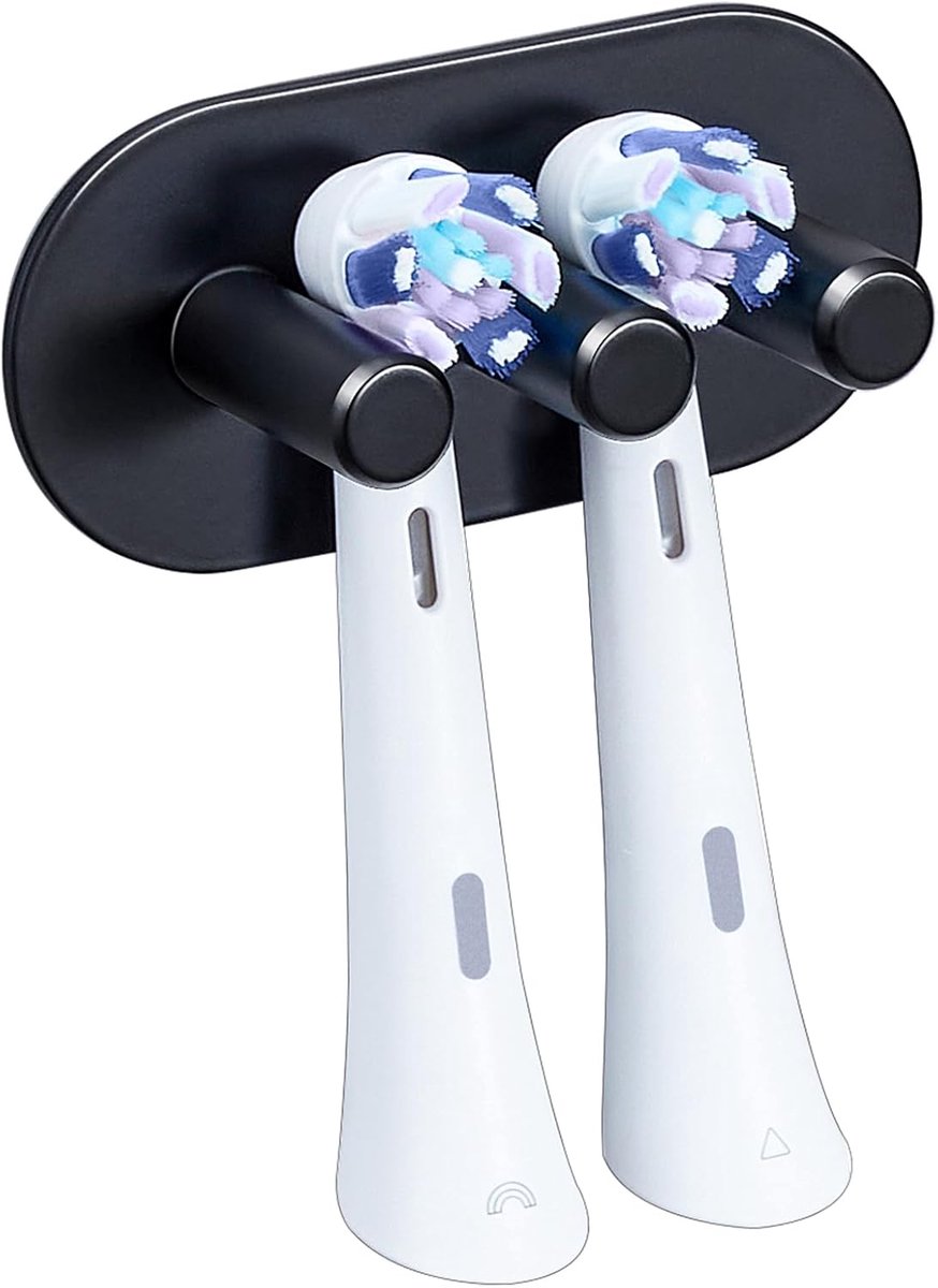 SnelShoppen - Zelfklevende Toothbrush Holders voor Elektrische Tandenborstels, Wandhouder zonder Boren, Duurzaam Metaal, Geschikt voor 99% Tandenborst
