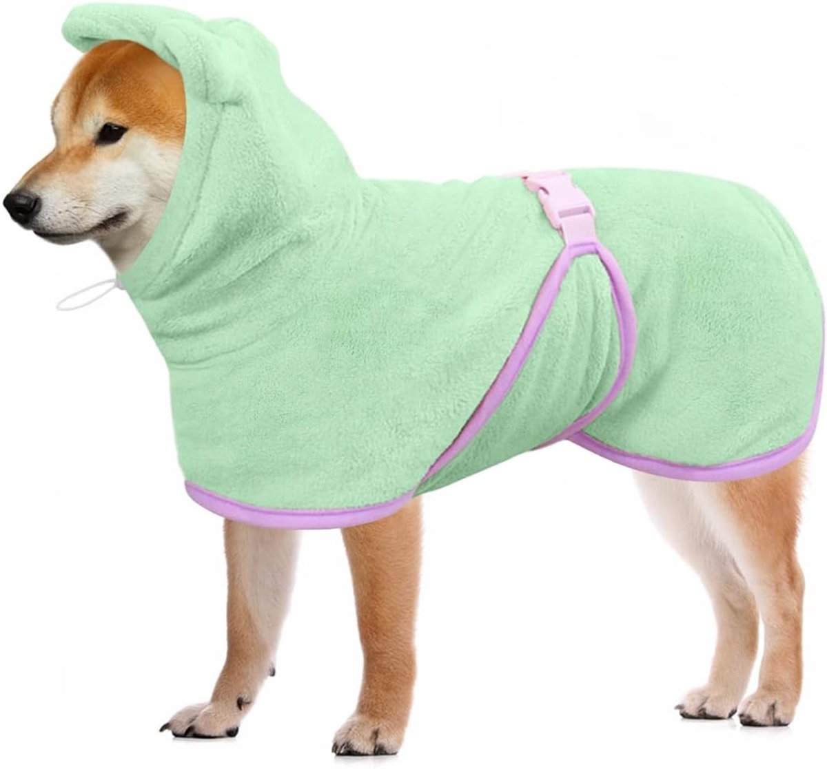 SnelShoppen - Super Absorbente Drying Coat & Towel voor Honden, Microfiber Handdoek, Sneldrogende Dog Towel, Pet Towel, Ideaal na Zwemmen of Wandelen