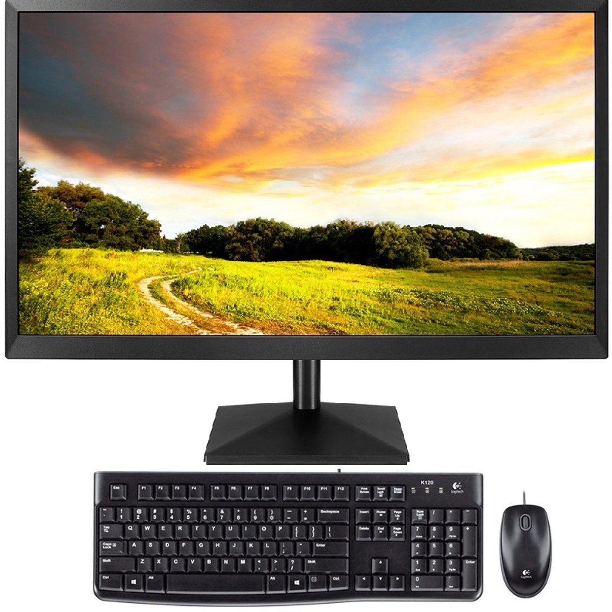 BitBull i9 ALL-IN-ONE AIO Mini PC Compleet met 24" Monitor, Toetsenbord en Muis - 500GB M.2 SSD - 64GB RAM - 12900K 16-Core@3,2-5,2GHz - WIFI 6/Bluetooth 5.2 - Win11 PRO
