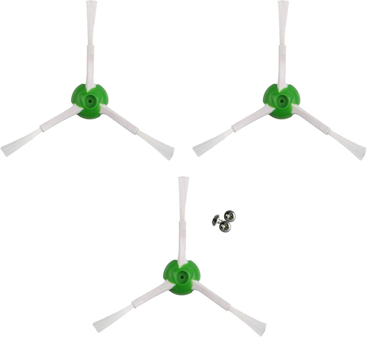 SnelShoppen - Set van 3 Hoogwaardige Zijborstels voor Robotstofzuiger, Compatibel met Roomba E5, E6, i1, i3, i7, J7 - Optimaliseer Schoonmaakprestatie