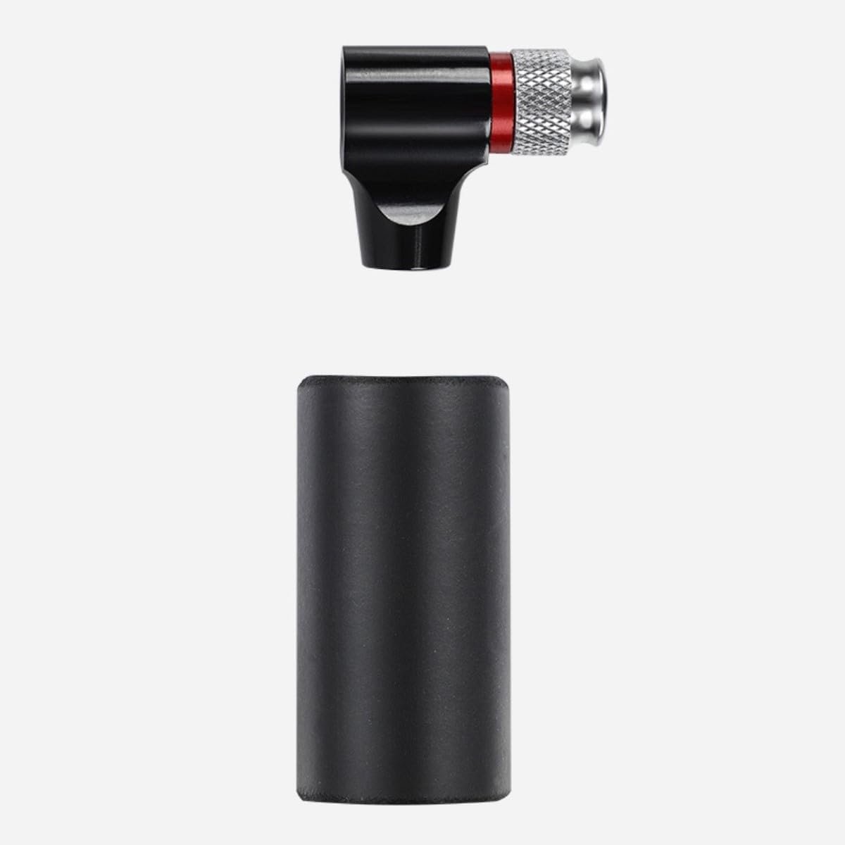SnelShoppen - CO2 Inflator met Isolatiesleeve, CO2 Pomp Adapter voor Mountainbike en Racefiets, Compatibel met Presta en Schrader Ventielen, Aluminium