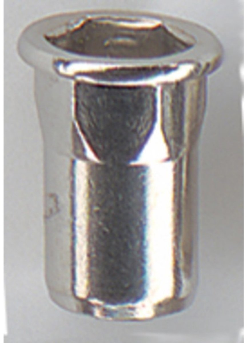 Masterfix Blindklinkmoer M8x17,5mm - RVS (A2) - cilinderkop (Per 250 stuks)