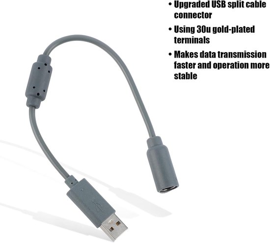 Vervangende USB Breakaway Kabel voor Racing Wheels zoals Logitech G920, G923, G27 en G29 - Ideaal voor Gaming en Simulatie — afbeelding 3