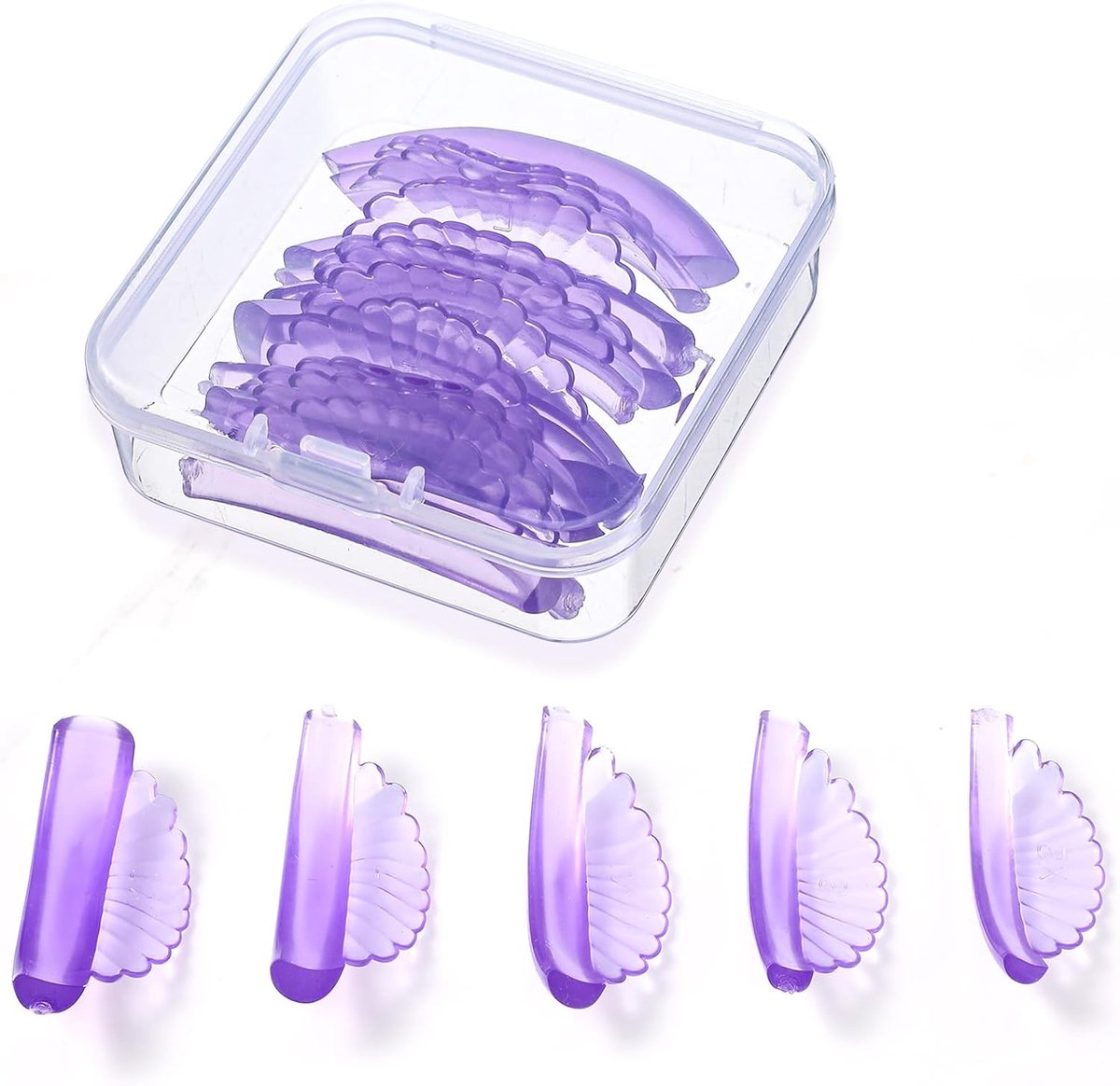 SnelShoppen - Eyelash Lifting Set 5 Maten, Herbruikbare Siliconen Pads voor Wimperlifting, Semi-Permanente Wimpers, Geschikt voor Alle Oogvormen, Paar