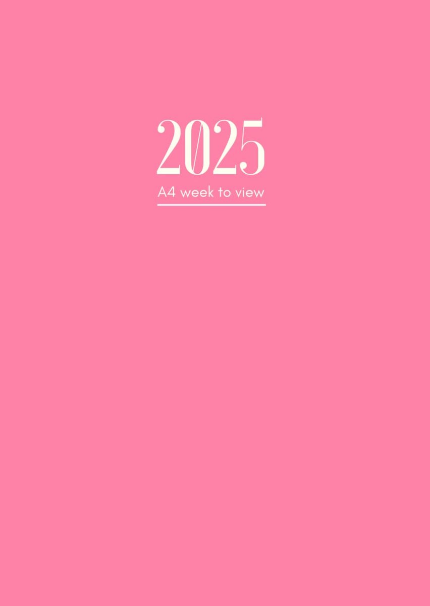 SnelShoppen - 2025 A4 Weekplanner - Georganiseerde Student Agenda - Dated van Januari tot December - 12 Maanden Planner met To-Do Lijsten en Notities