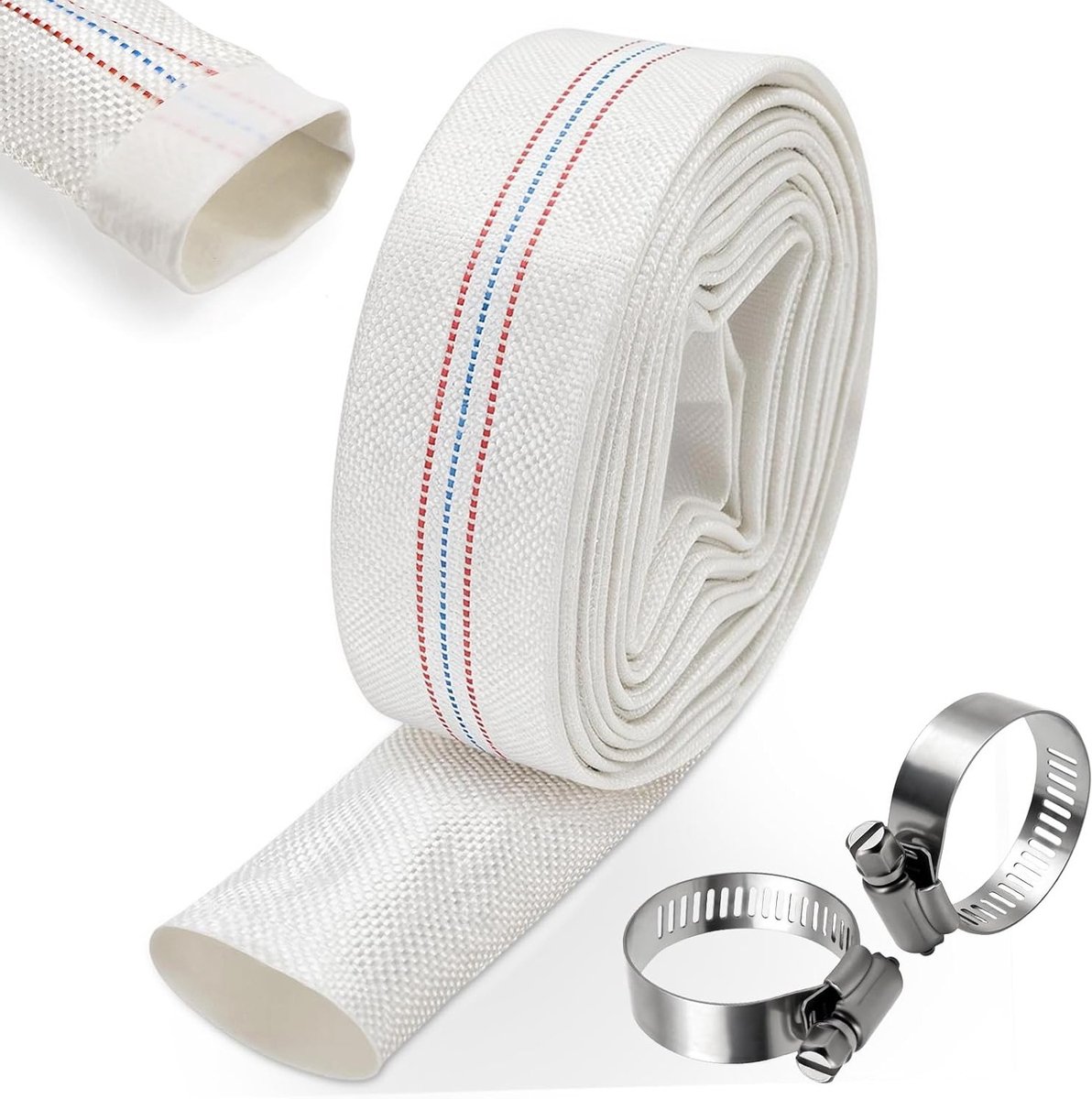 Flexibele Tuinslang 32mm - 10 Meter Lange Waterafvoer Slang voor Vijvers, Zwembaden en Tuinen, Ideaal voor Bouwprojecten en Irrigatie