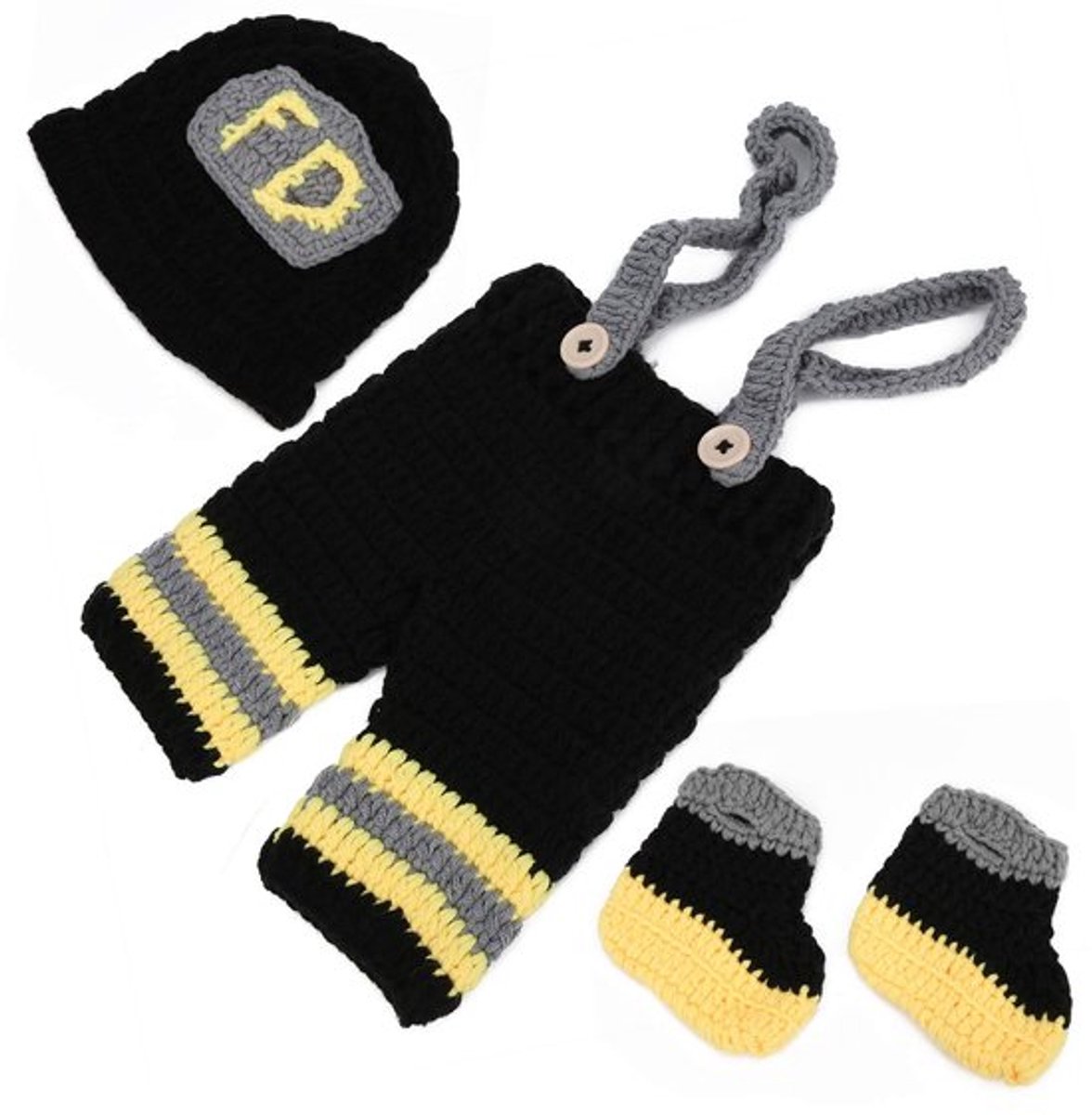 Babyfotografie Set - Handgemaakt - Babygeschenken - Fotorekwisieten - Geschikt voor 0-6 maanden - Veilig en comfortabel - Babyoutfit