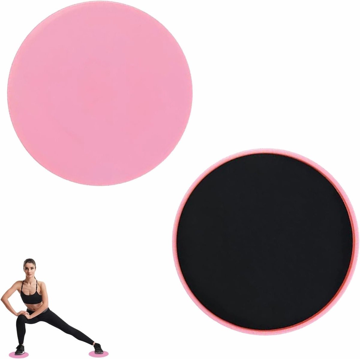 Set van 2 Core Sliders voor Effectieve Oefeningen - Ideaal voor Thuis Gym, Abs Training en Diverse Vloertypes