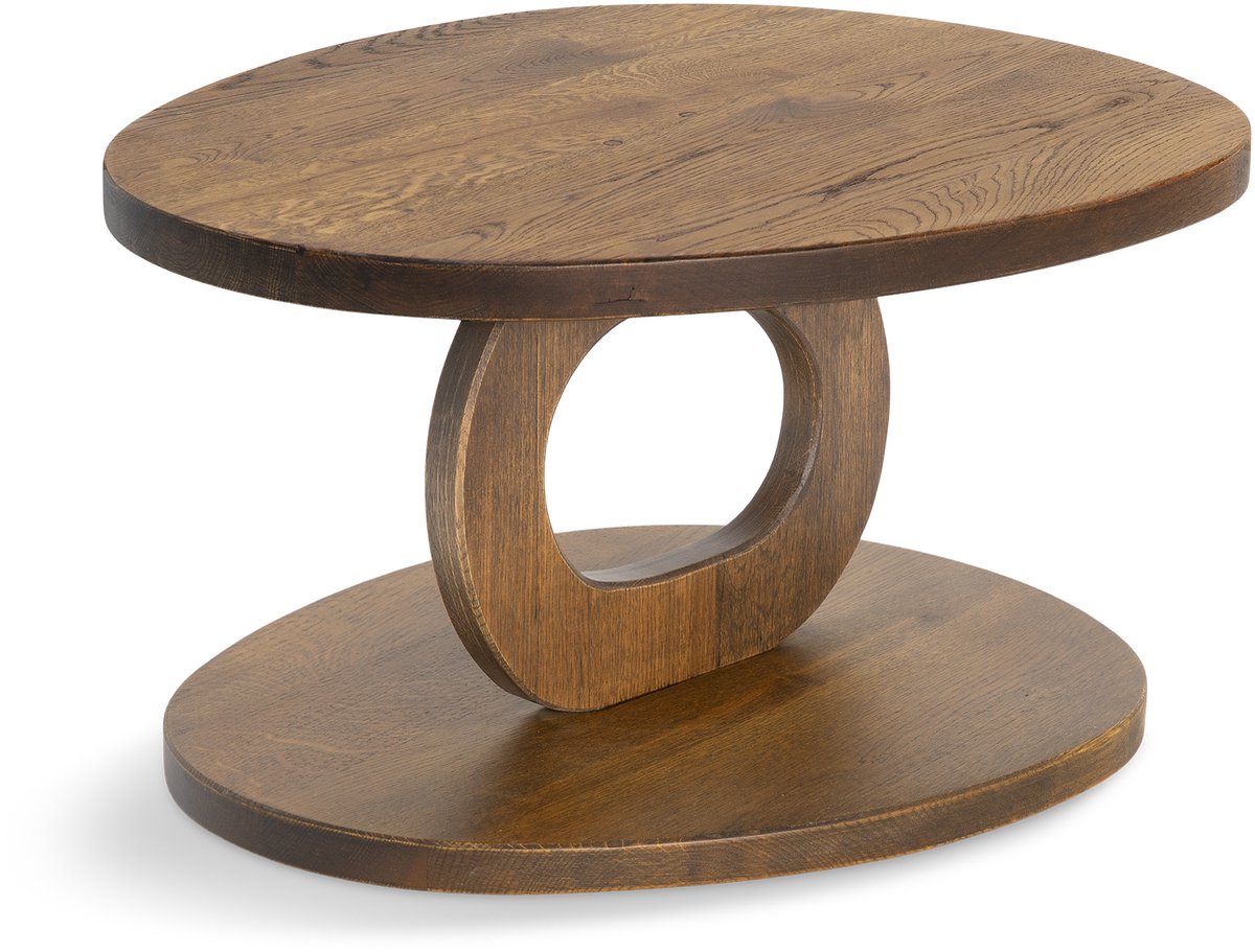 Spinder x Eva van de Ven - TONDA Salontafel - Massief Eikenhout - Walnoot