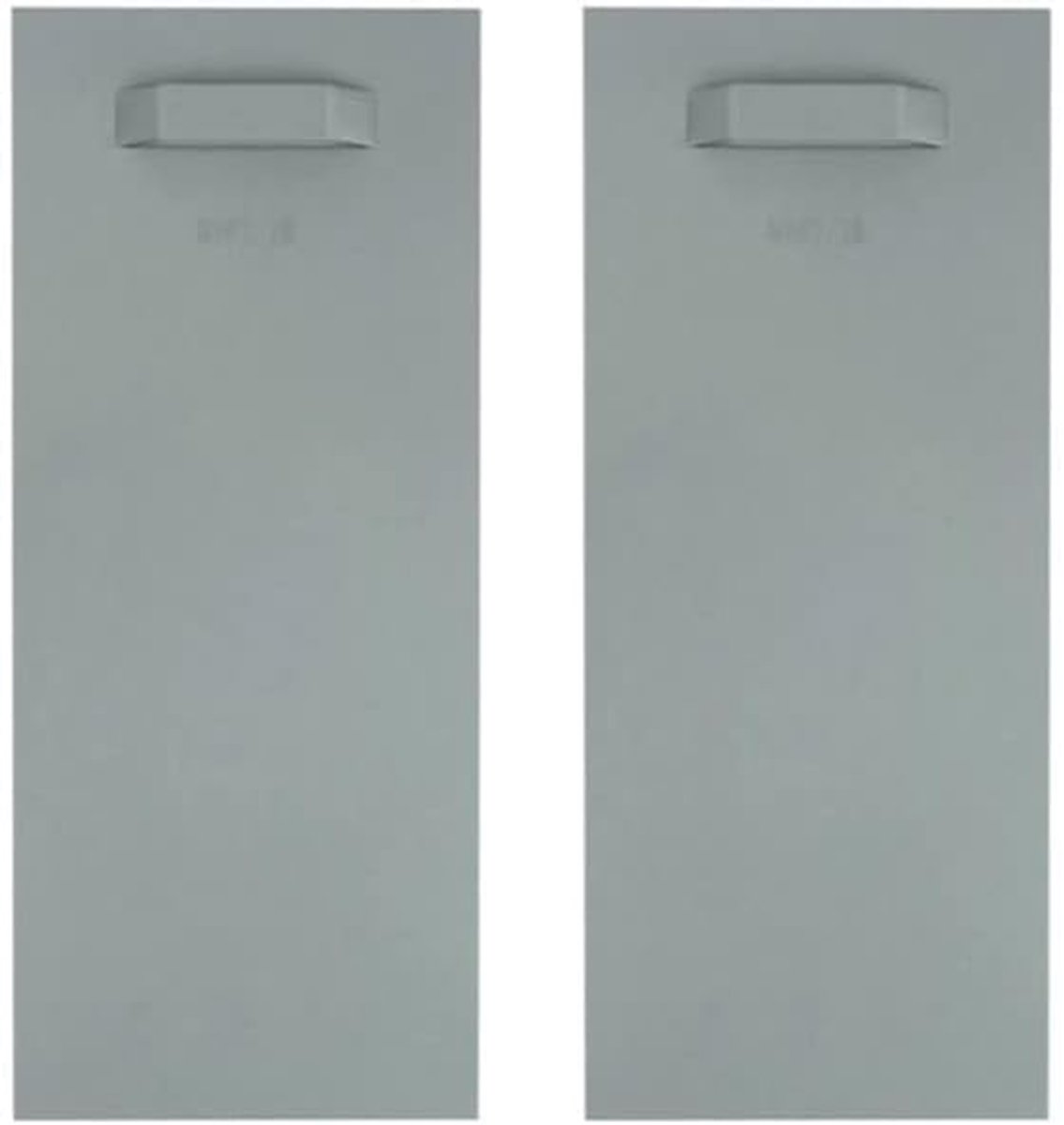 SnelShoppen - Self-adhesieve montage set fotohouder spiegelhouder Dibond hangplaten 2x houders 300x100mm premium kwaliteit voor muurdecoratie