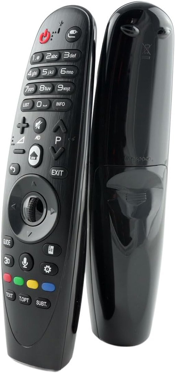 SnelShoppen - Magic Remote Vervangende Afstandsbediening AN-MR600 met Spraak- en Muismodus voor 2015 LG Smart TV's - Geschikt voor UF, UG, LF, EG, EF