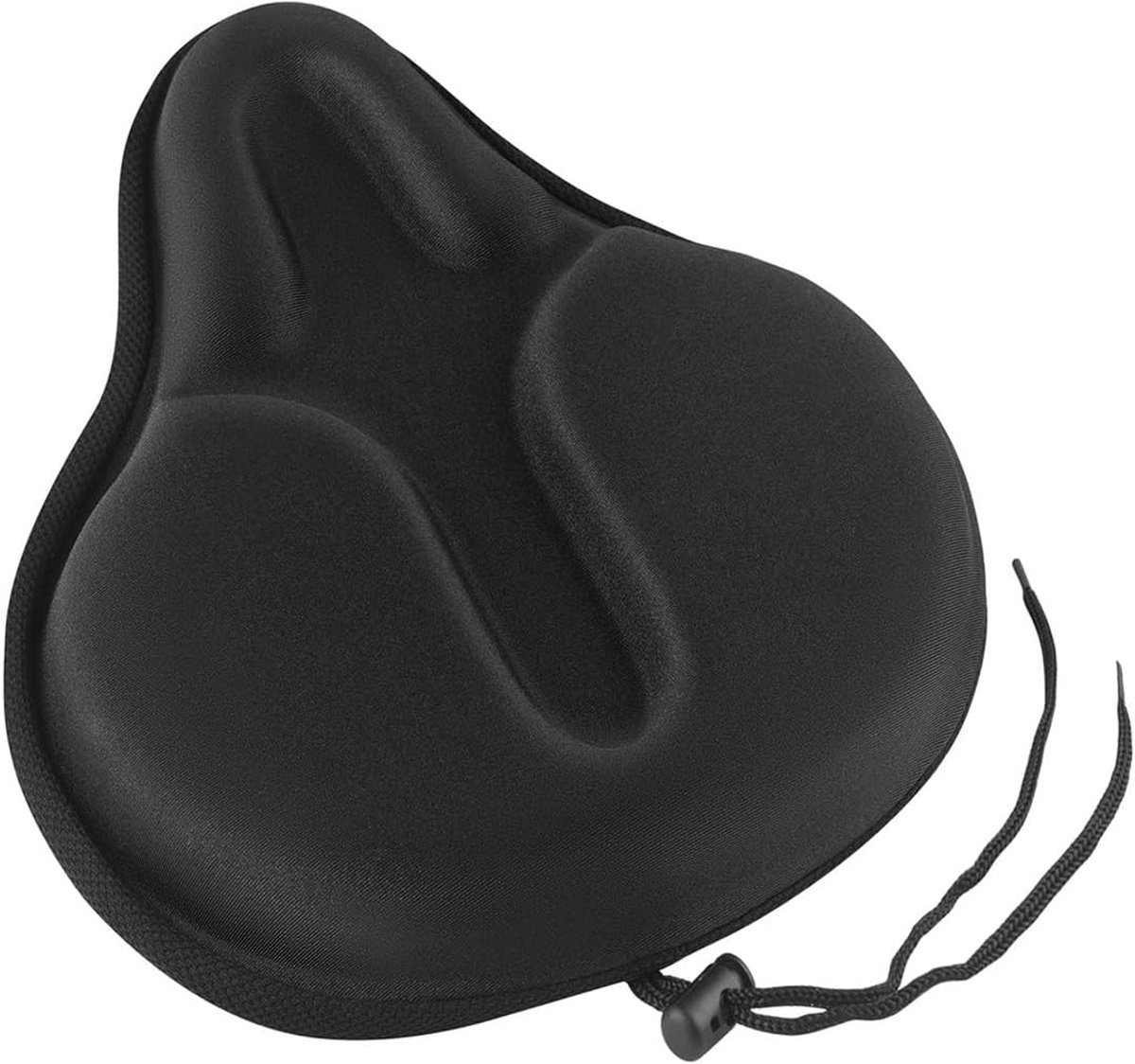 SnelShoppen - Extra Dikke Gel Zadelhoes voor de Fiets, Universeel Antislip Zadeldek, Schokabsorberend, 30x27cm, Hypoallergene Stof, Duurzaam en Comfor