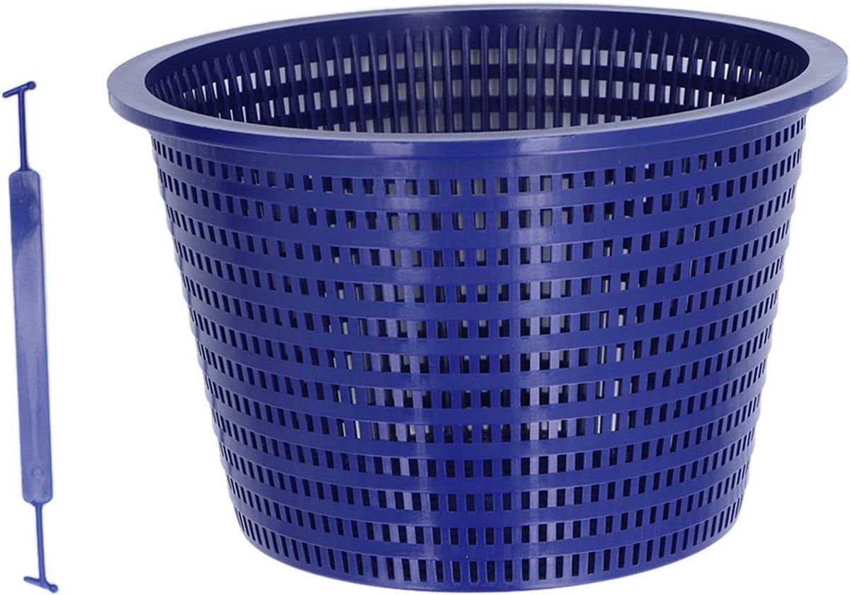 SnelShoppen - Buachois Zwembad Skimmer Mand 20.5 x 13cm - Efficiënte Verwijdering van Bladeren en Vuil - Ideaal voor Inground Zwembaden - Plastic Pool