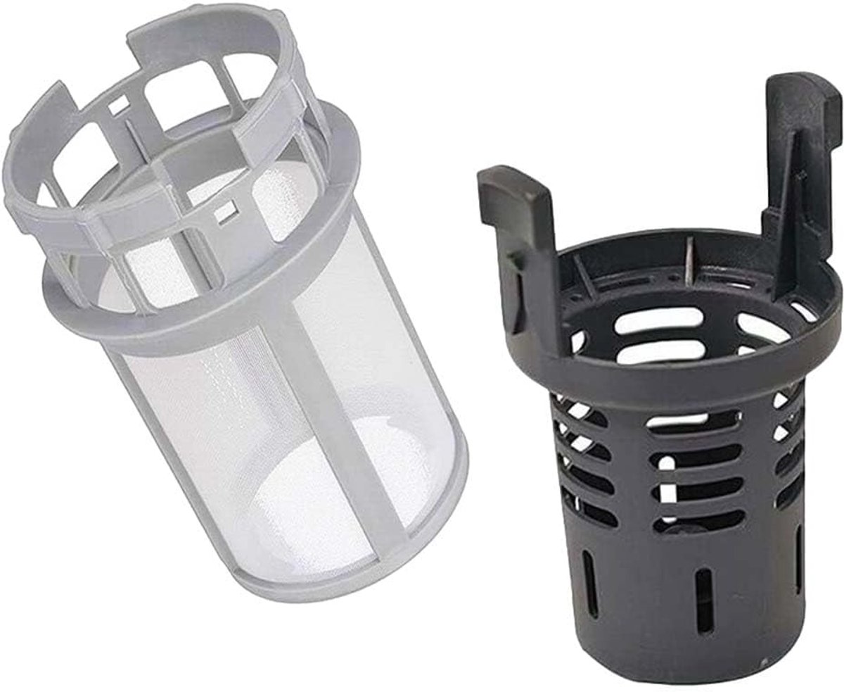 SnelShoppen - Vervangingsfilters voor Afwasmachine, Microfilter Set voor Indesit, Ariston, Whirlpool, C00256571, C00256572, Eenvoudig te Installeren,