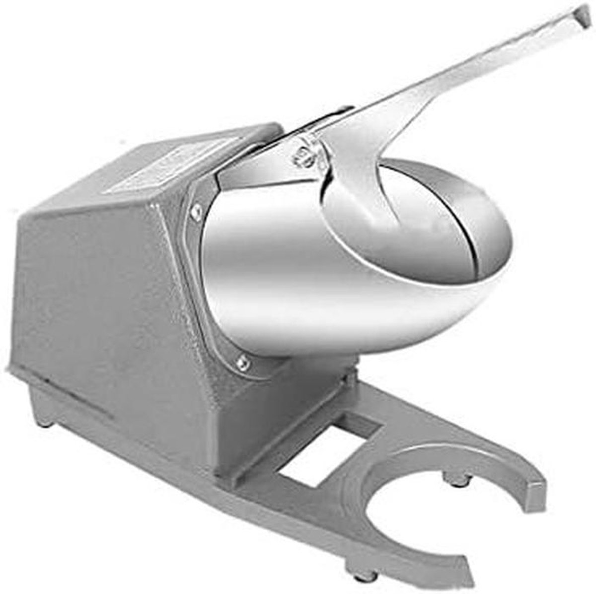 Elektrische Ijs Crusher - Scheerapparaat Machine - Drankjes Bereiden - Roestvrij Staal - 300W - Zilver