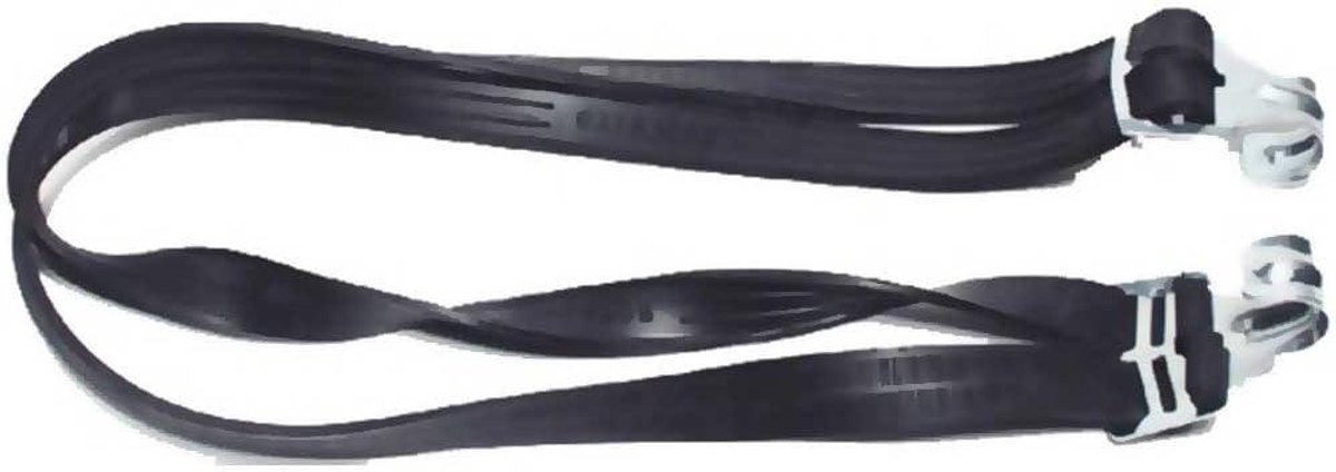 Spanband - Spanriem - Bagage Vastzetten - Met 2 Haken - 70 cm - Zwart