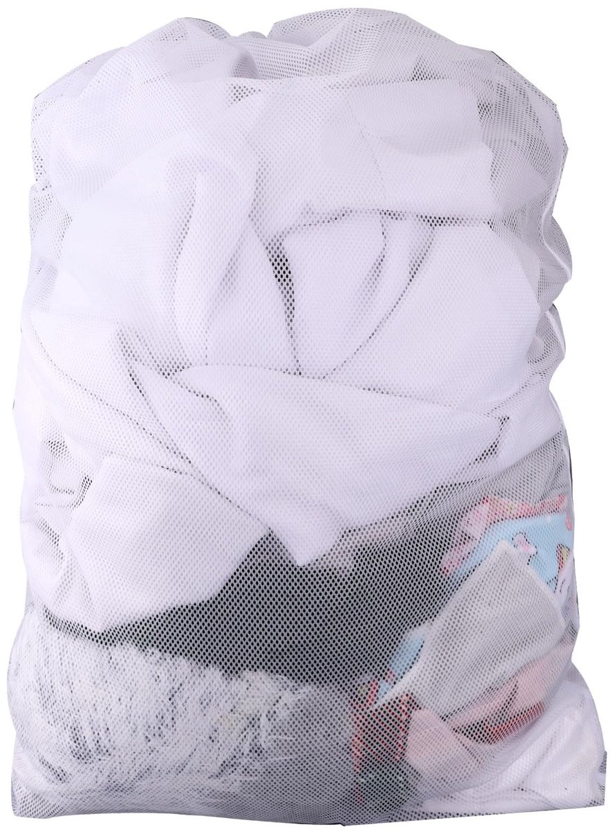 Dailygoods- Waszak Groot 60x90cm - Waszakken voor Wasgoed - Wasnet - Vouwbaar - Polyester - Duurzaam Materiaal