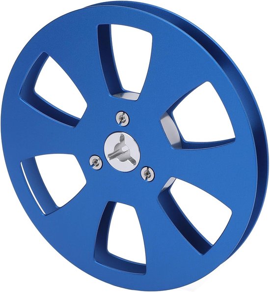Lege Tapespoel - Aluminium Spoel - Geluidsopname - Stevige Constructie - 5 Inch - Blauw — afbeelding 5
