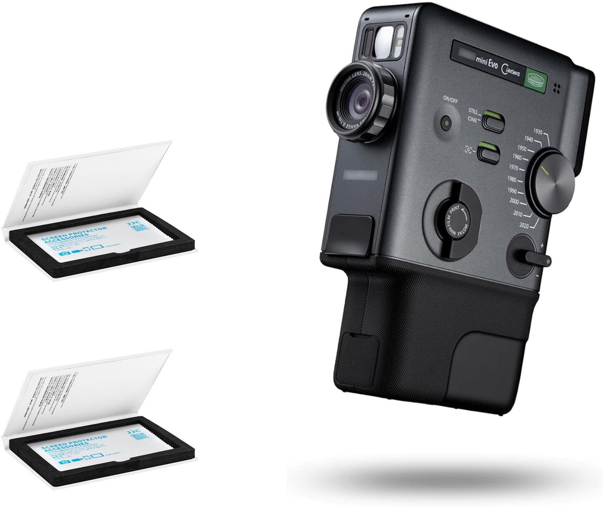 Dailygoods - Schermbeschermer voor Fujifilm Instax Mini EVO Cinema, 2 Stuks