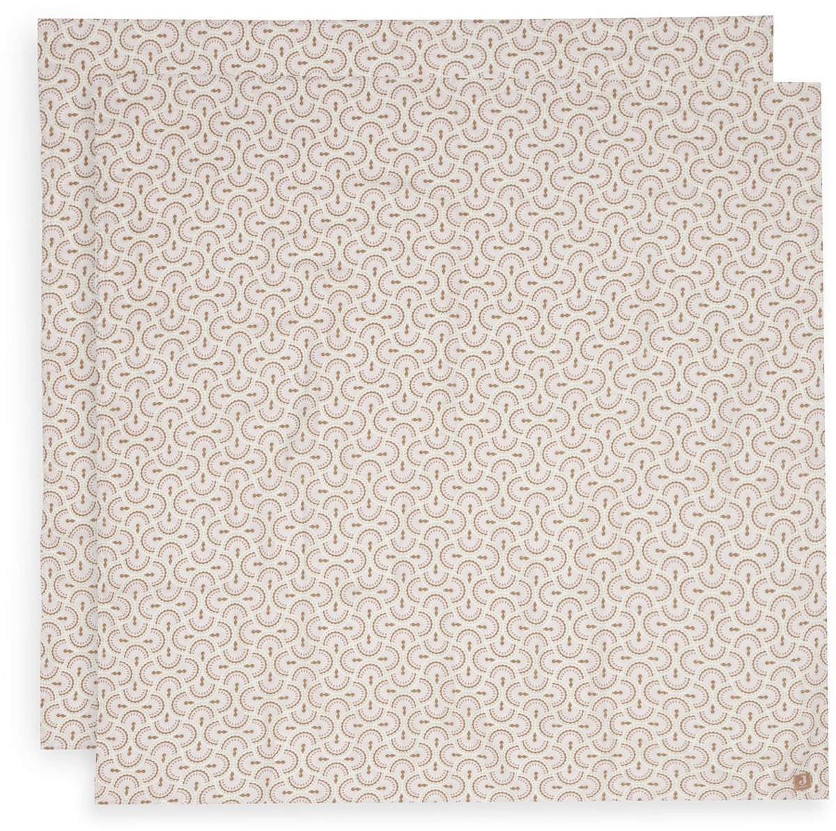 Jollein Hydrofiele Doek Large - 115x115cm - Soft Plumes - 2 Stuks