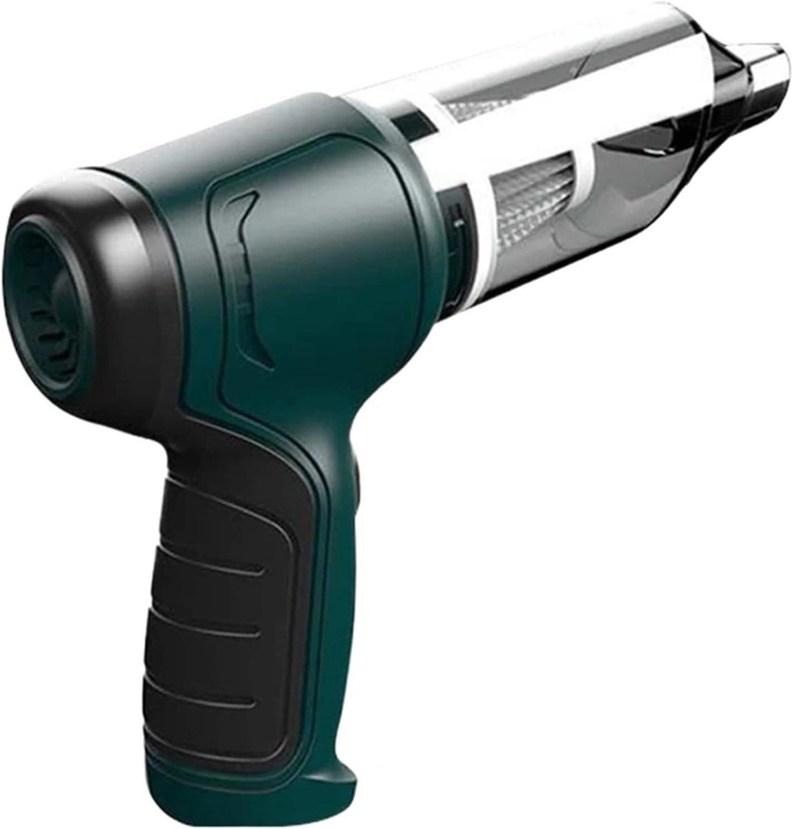 Handstofzuiger - Draagbare reiniger - Auto en huis - Krachtige zuigkracht - 500 ml capaciteit - Groen