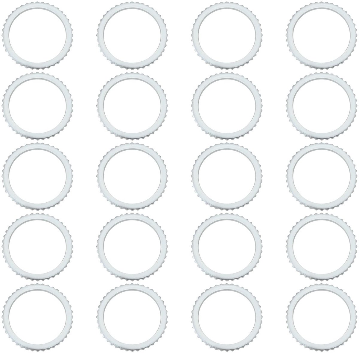 Dailygoods- Cirkelzaagblad 25,4x20x1mm - 20 Stuks - Verloopring - Houtbewerkingszaagblad - Geschikt voor Haakse Slijpers - Flexibiliteit en Efficiëntie - Zaagaccessoires
