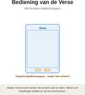 Illustratie van de "Verse" e-reader met "Fysieke bladerknoppen - onder het scherm".