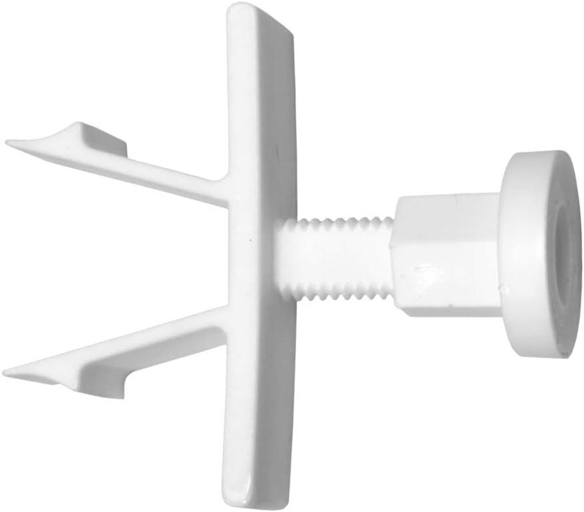 Bevestiging buisradiator - Afstandhouder radiator - Radiator ophangen - Verstelbare afstand - 13 x 10 x 4 cm - Grijs