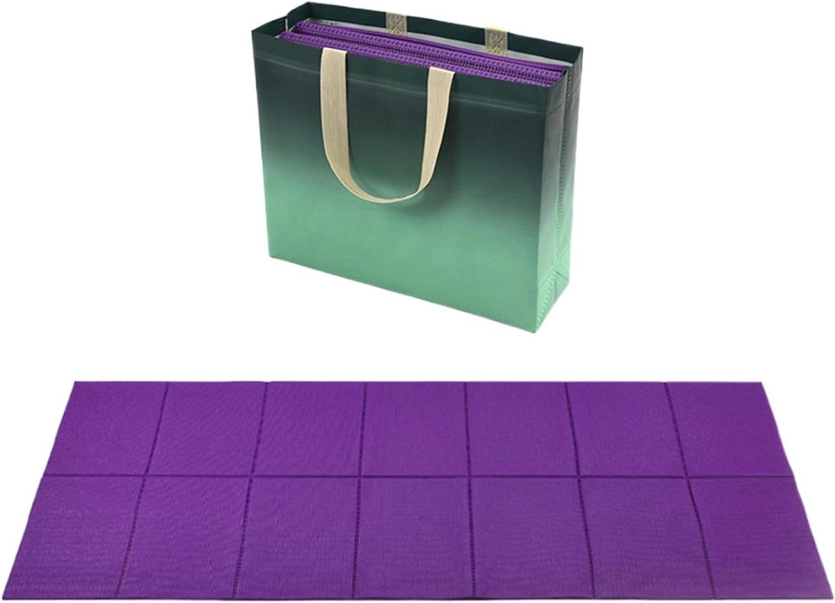 Kampeer Slaapmat - Opvouwbaar Kussen - Outdoor Activiteiten - Waterafstotend Ontwerp - 173x61cm - Violet
