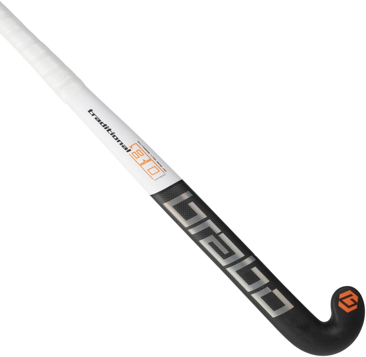 Brabo Traditional Carbon 80 ELB DF Bk/Or Senior Hockeystick