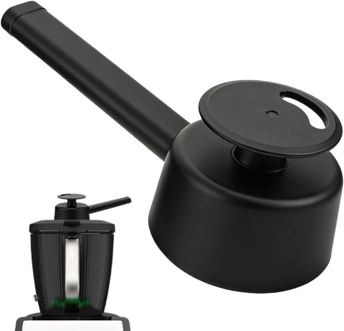 Stoomomvormer Keukenmachine Keuken Accessoire Efficiënt Koken Veilig Stoombeheer 18.7 cm Zwart