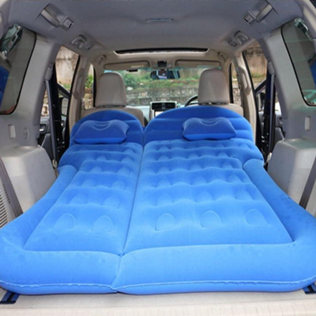Automatisch Matras - Luchtbed Auto - Comfortabel Reizen - Huidvriendelijk Materiaal - 1 kg - Blauw