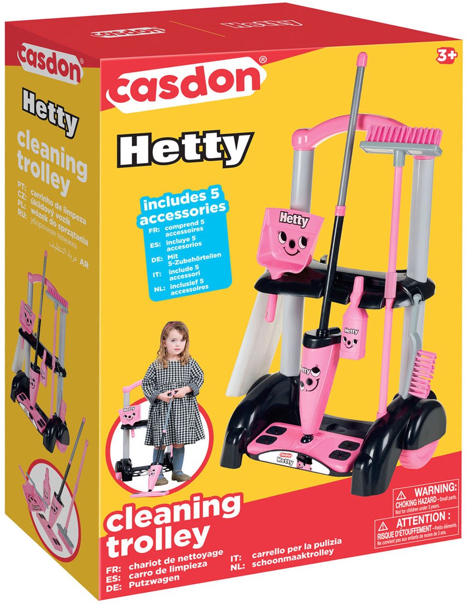 Casdon Hetty Schoonmaaktrolley - Speelgoedschoonmaakset — afbeelding 5