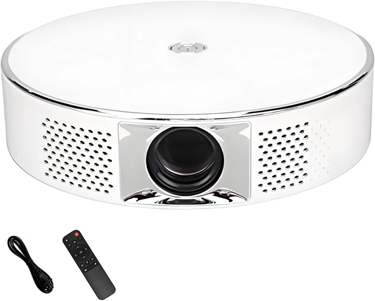 Draagbare Projector - Mini Beamer - Thuisbioscoop Creëren - Automatische Keystone Correctie - 20 x 6.7 cm - Wit