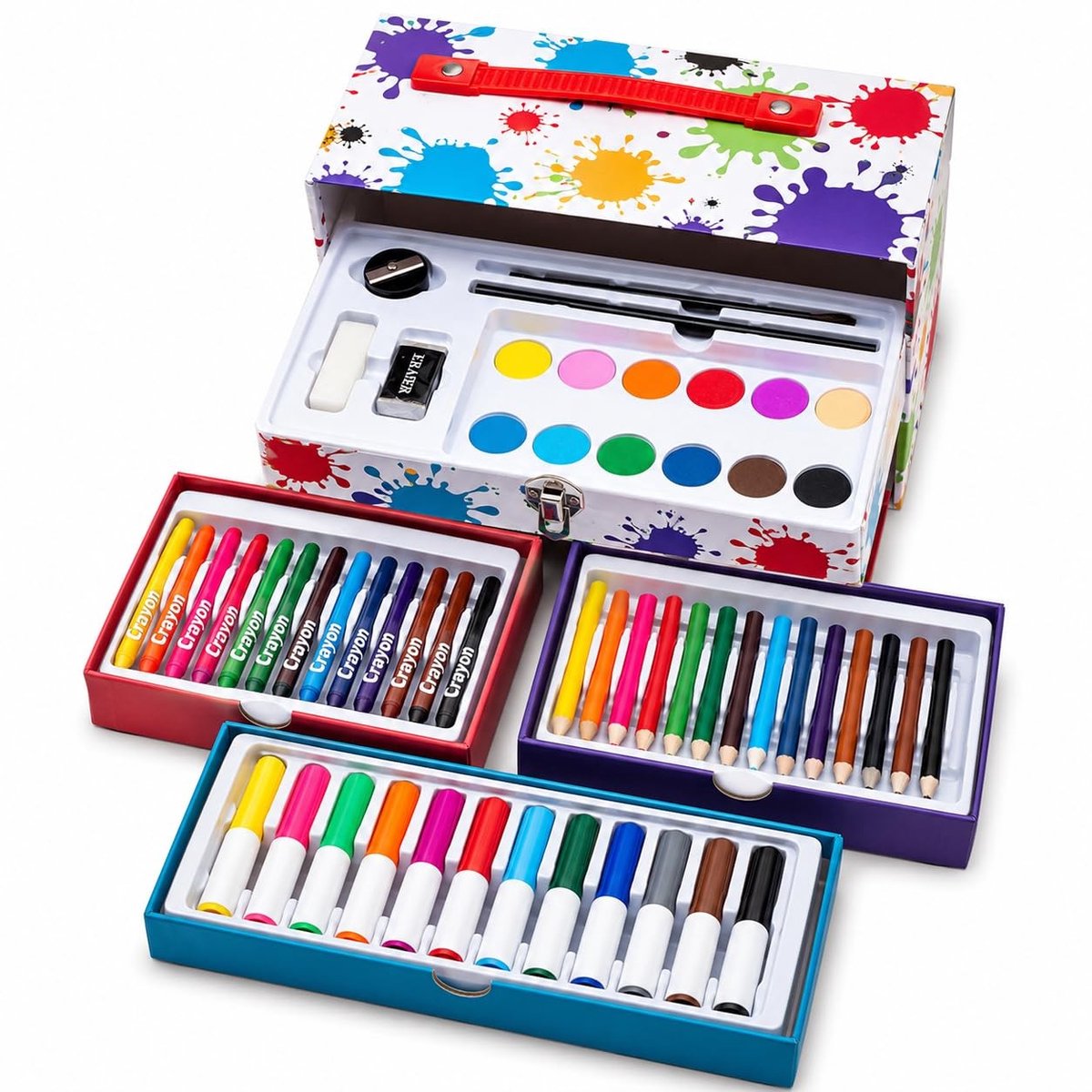 Omgoods - Creatieve Teken- en Schilderset van 54 Stukken