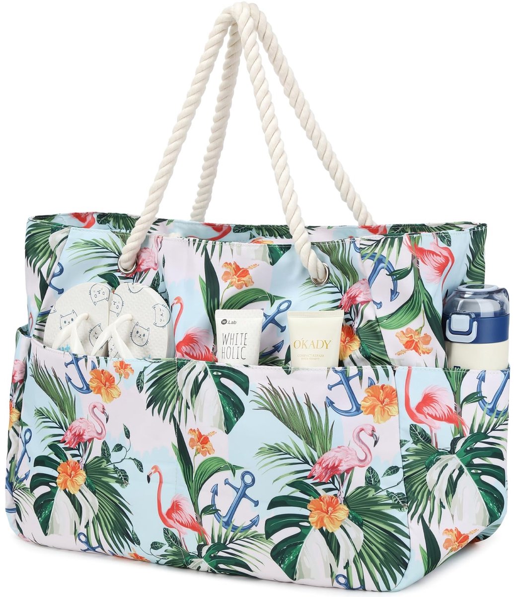 Omgoods - Grote Waterdichte Strandtas met Rits