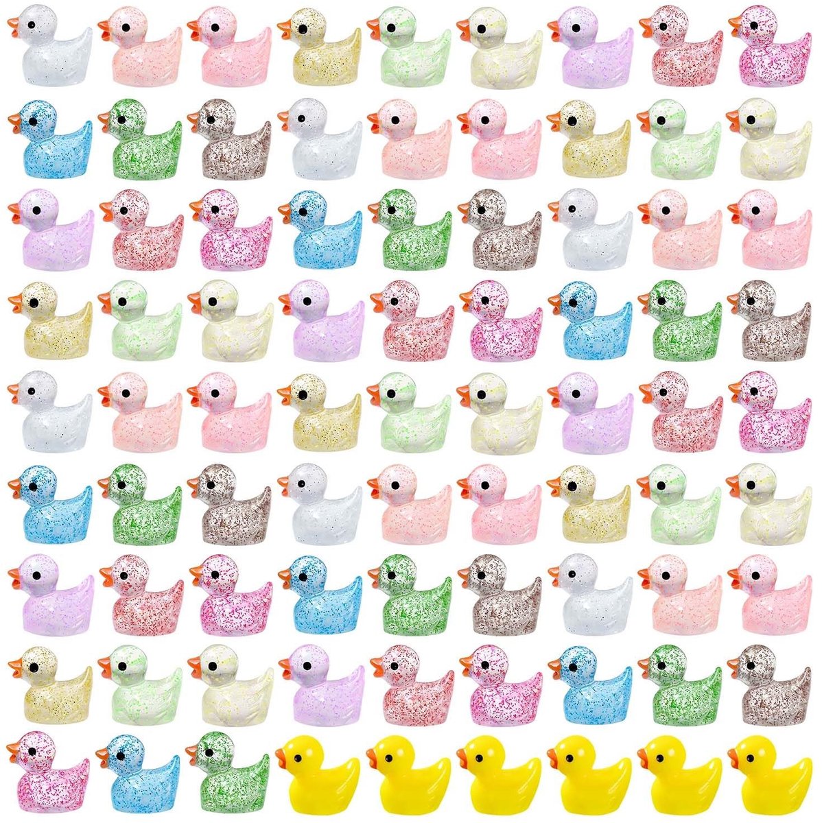 Omgoods - Set van 150 Mini Hars Dieren voor Creatieve Projecten